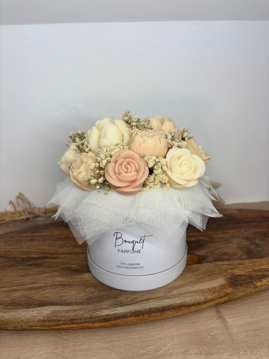 Bouquet de fleurs de Fondants Parfumés / Senteur Cuba - Beige 2